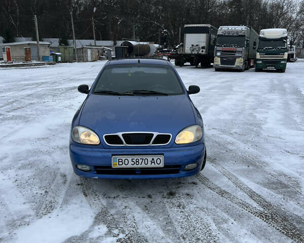 Синій Деу Ланос, об'ємом двигуна 1.4 л та пробігом 91 тис. км за 1650 $, фото 1 на Automoto.ua