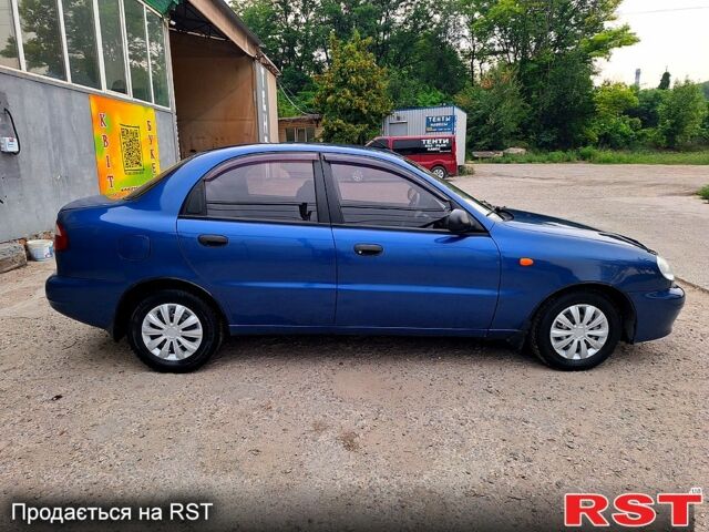 Синий Дэу Ланос, объемом двигателя 1.5 л и пробегом 86 тыс. км за 2600 $, фото 1 на Automoto.ua