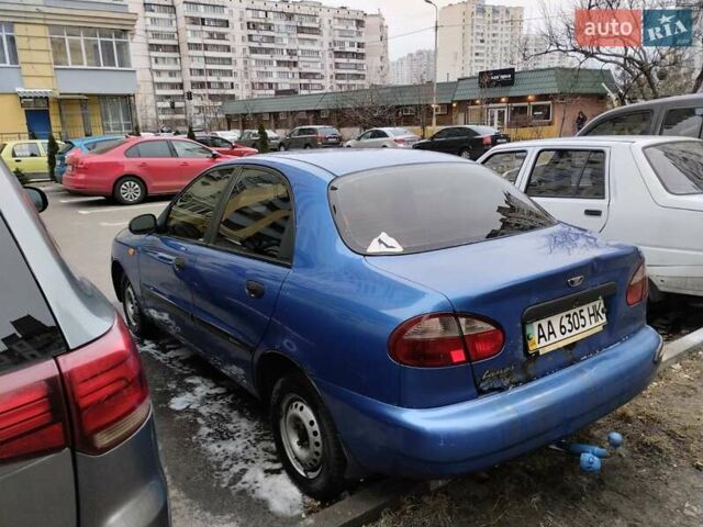 Дэу Ланос 2008 в Киеве на Automoto.ua Синий Дэу Ланос, объемом двигателя 1.5 л и пробегом 211 тыс. км за 1900 $, фото 4 на Automoto.ua