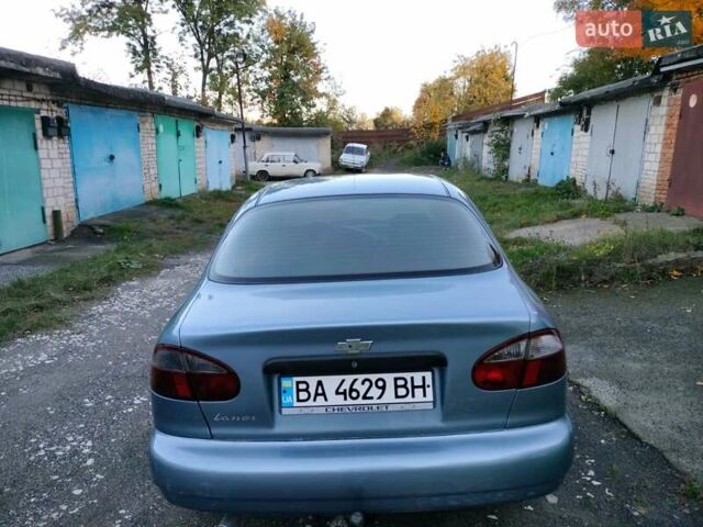 Синий Дэу Ланос, объемом двигателя 1.6 л и пробегом 227 тыс. км за 3300 $, фото 5 на Automoto.ua