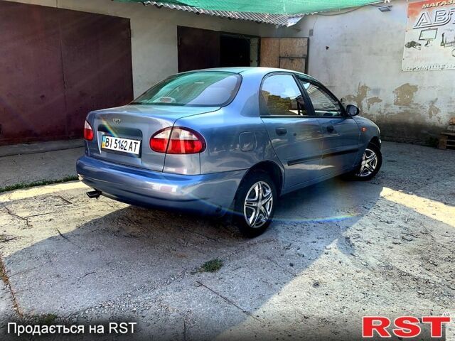 Синий Дэу Ланос, объемом двигателя 1.5 л и пробегом 125 тыс. км за 2800 $, фото 3 на Automoto.ua