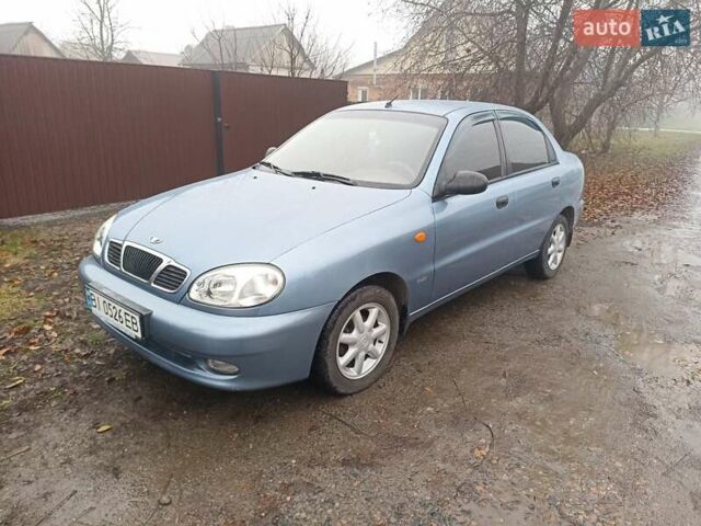 Синий Дэу Ланос, объемом двигателя 1.5 л и пробегом 125 тыс. км за 2900 $, фото 4 на Automoto.ua