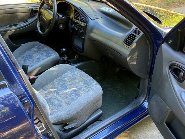 Синий Дэу Ланос, объемом двигателя 1.5 л и пробегом 264 тыс. км за 2150 $, фото 10 на Automoto.ua