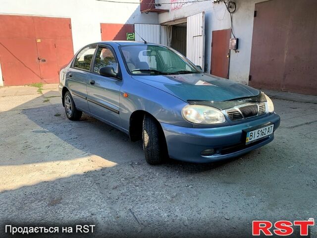 Синий Дэу Ланос, объемом двигателя 1.5 л и пробегом 125 тыс. км за 2800 $, фото 1 на Automoto.ua