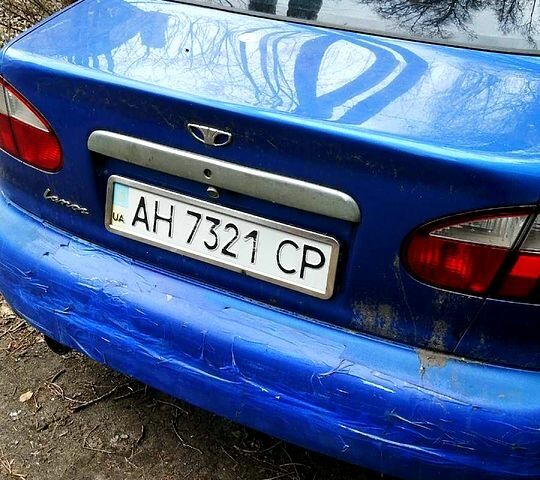 Синий Дэу Ланос, объемом двигателя 1.6 л и пробегом 130 тыс. км за 1800 $, фото 1 на Automoto.ua