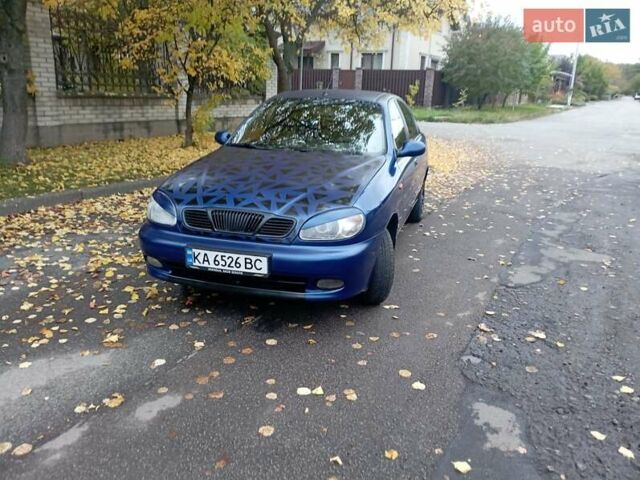 Синий Дэу Ланос, объемом двигателя 1.5 л и пробегом 200 тыс. км за 2200 $, фото 18 на Automoto.ua