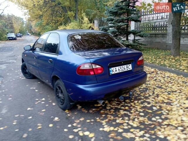 Синий Дэу Ланос, объемом двигателя 1.5 л и пробегом 200 тыс. км за 2200 $, фото 9 на Automoto.ua