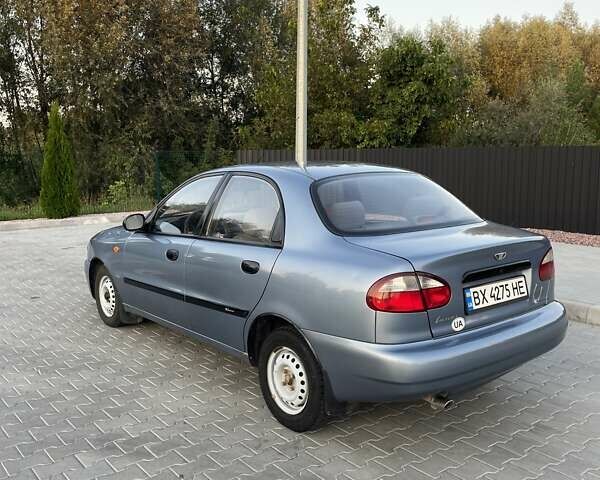 Синий Дэу Ланос, объемом двигателя 1.5 л и пробегом 162 тыс. км за 2750 $, фото 6 на Automoto.ua