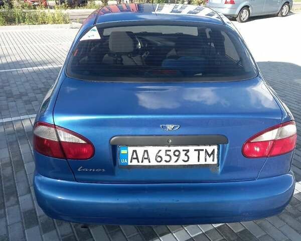 Дэу Ланос 2008 в Киеве на Automoto.ua Синий Дэу Ланос, объемом двигателя 1.5 л и пробегом 192 тыс. км за 2400 $, фото 4 на Automoto.ua