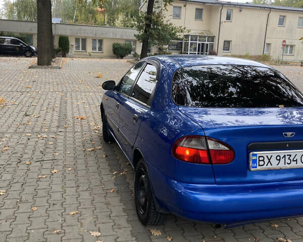 Синий Дэу Ланос, объемом двигателя 1.6 л и пробегом 198 тыс. км за 2700 $, фото 6 на Automoto.ua