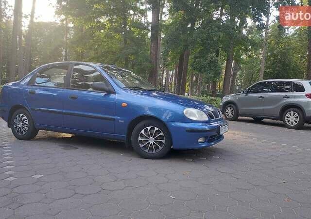 Синий Дэу Ланос, объемом двигателя 1.5 л и пробегом 247 тыс. км за 2950 $, фото 4 на Automoto.ua