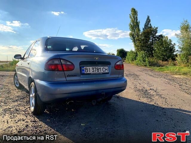 Синий Дэу Ланос, объемом двигателя 1.6 л и пробегом 106 тыс. км за 2900 $, фото 1 на Automoto.ua