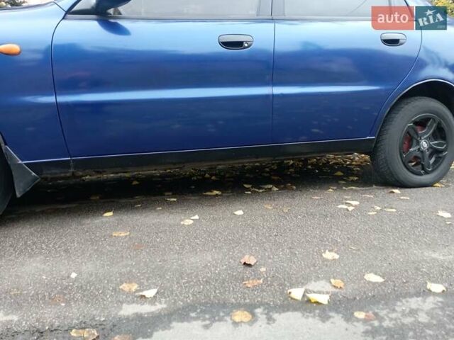 Синий Дэу Ланос, объемом двигателя 1.5 л и пробегом 200 тыс. км за 2200 $, фото 4 на Automoto.ua