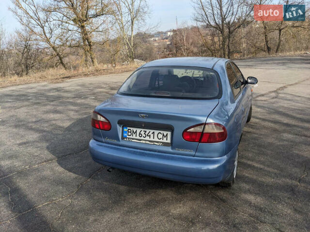 Синий Дэу Ланос, объемом двигателя 1.5 л и пробегом 250 тыс. км за 2350 $, фото 5 на Automoto.ua
