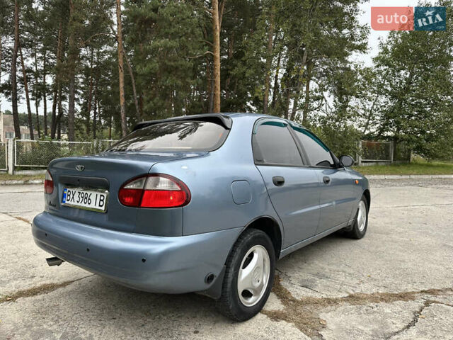 Синий Дэу Ланос, объемом двигателя 1.5 л и пробегом 165 тыс. км за 2600 $, фото 3 на Automoto.ua