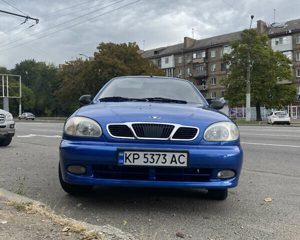 Синий Дэу Ланос, объемом двигателя 1.5 л и пробегом 206 тыс. км за 3200 $, фото 3 на Automoto.ua