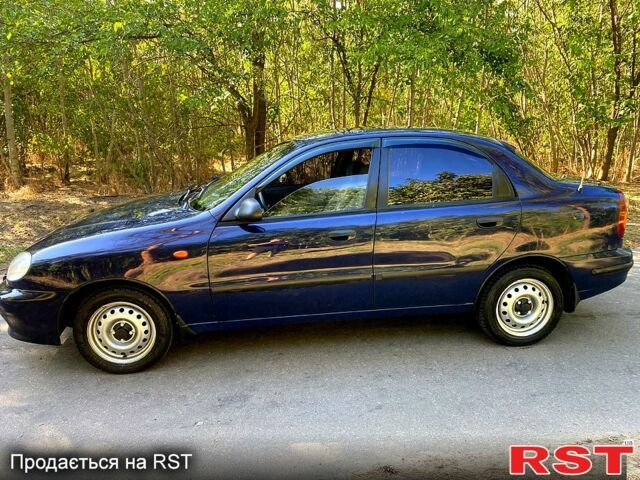 Синий Дэу Ланос, объемом двигателя 1.5 л и пробегом 264 тыс. км за 2150 $, фото 3 на Automoto.ua