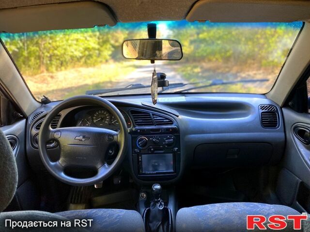 Синий Дэу Ланос, объемом двигателя 1.5 л и пробегом 264 тыс. км за 2150 $, фото 8 на Automoto.ua