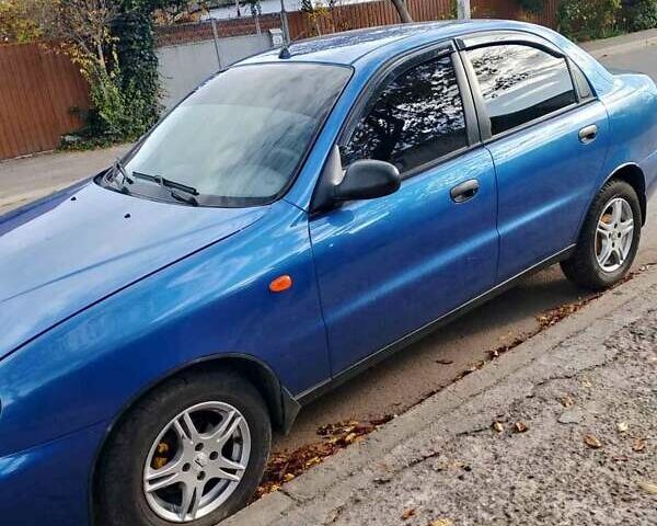 Синий Дэу Ланос, объемом двигателя 1.5 л и пробегом 141 тыс. км за 3600 $, фото 5 на Automoto.ua