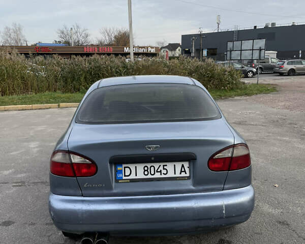 Синий Дэу Ланос, объемом двигателя 1.5 л и пробегом 250 тыс. км за 1800 $, фото 2 на Automoto.ua