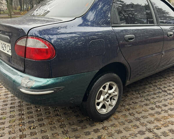 Синий Дэу Ланос, объемом двигателя 1.5 л и пробегом 222 тыс. км за 1500 $, фото 4 на Automoto.ua
