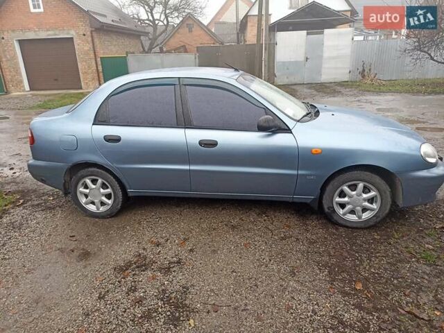 Синий Дэу Ланос, объемом двигателя 1.5 л и пробегом 125 тыс. км за 2900 $, фото 2 на Automoto.ua