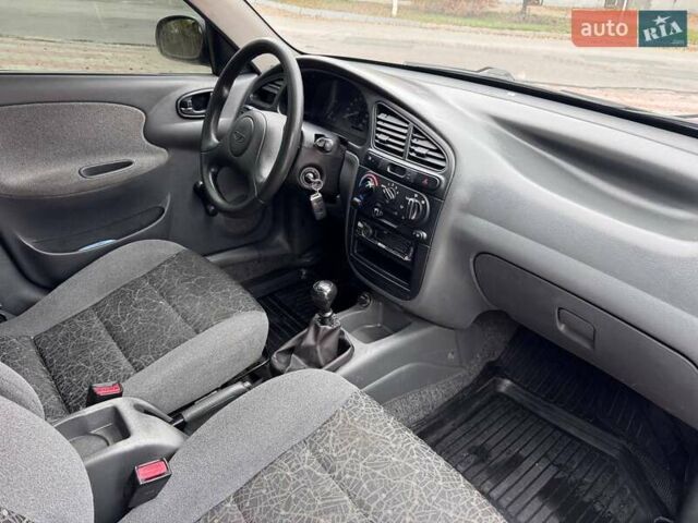 Синий Дэу Ланос, объемом двигателя 1.5 л и пробегом 191 тыс. км за 2350 $, фото 8 на Automoto.ua