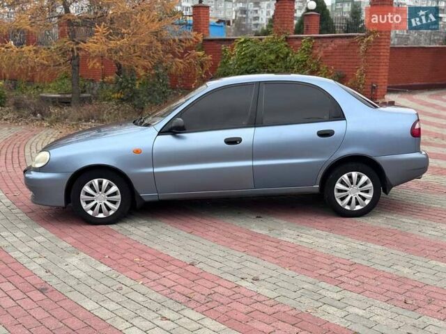 Синий Дэу Ланос, объемом двигателя 1.5 л и пробегом 191 тыс. км за 2350 $, фото 4 на Automoto.ua