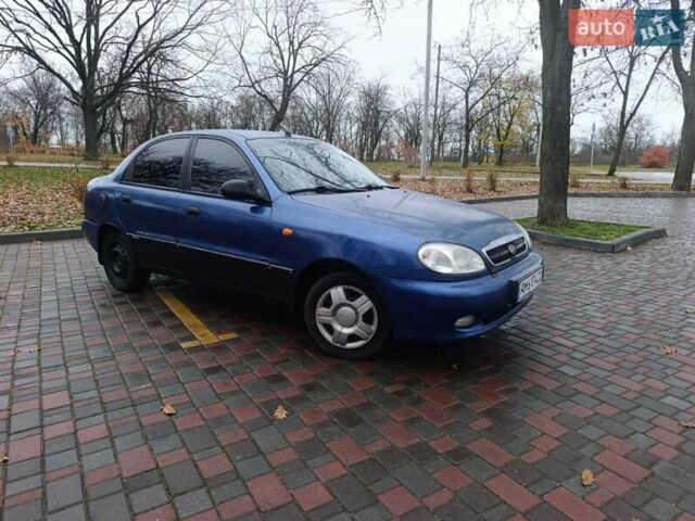 Синий Дэу Ланос, объемом двигателя 1.6 л и пробегом 280 тыс. км за 1750 $, фото 4 на Automoto.ua
