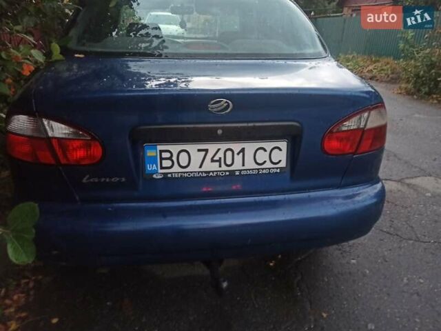 Синій Деу Ланос, об'ємом двигуна 1.6 л та пробігом 208 тис. км за 1998 $, фото 3 на Automoto.ua
