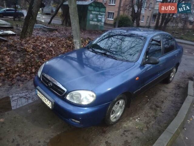 Синий Дэу Ланос, объемом двигателя 1.6 л и пробегом 280 тыс. км за 1750 $, фото 8 на Automoto.ua