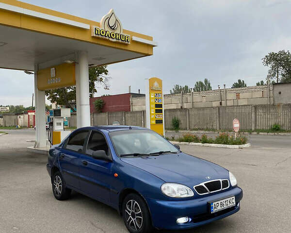 Синий Дэу Ланос, объемом двигателя 1.6 л и пробегом 250 тыс. км за 2600 $, фото 3 на Automoto.ua