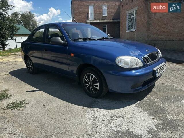 Синий Дэу Ланос, объемом двигателя 1.5 л и пробегом 183 тыс. км за 2850 $, фото 5 на Automoto.ua