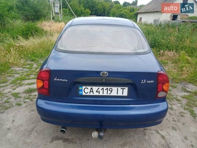 Синій Деу Ланос, об'ємом двигуна 1.5 л та пробігом 200 тис. км за 2900 $, фото 3 на Automoto.ua