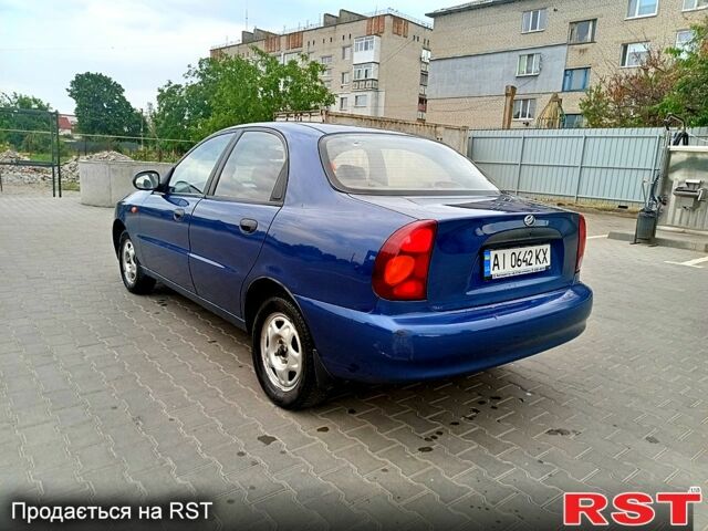 Синий Дэу Ланос, объемом двигателя 1.5 л и пробегом 180 тыс. км за 2600 $, фото 4 на Automoto.ua