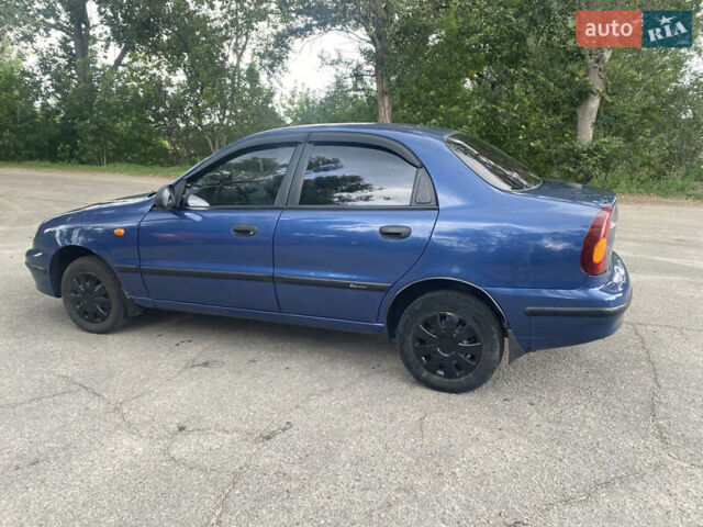 Синий Дэу Ланос, объемом двигателя 1.5 л и пробегом 190 тыс. км за 3300 $, фото 3 на Automoto.ua