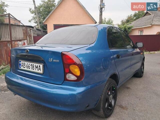 Синий Дэу Ланос, объемом двигателя 1.5 л и пробегом 153 тыс. км за 2850 $, фото 10 на Automoto.ua