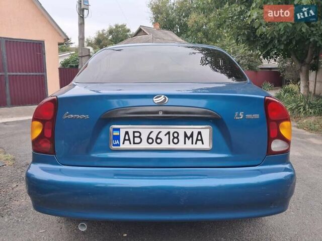 Синий Дэу Ланос, объемом двигателя 1.5 л и пробегом 153 тыс. км за 2850 $, фото 7 на Automoto.ua