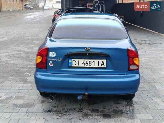 Синий Дэу Ланос, объемом двигателя 1.5 л и пробегом 308 тыс. км за 2950 $, фото 8 на Automoto.ua