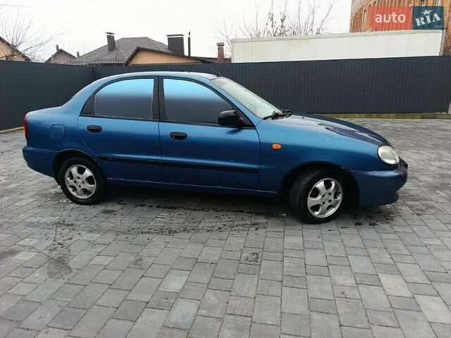 Синий Дэу Ланос, объемом двигателя 1.5 л и пробегом 308 тыс. км за 2950 $, фото 6 на Automoto.ua