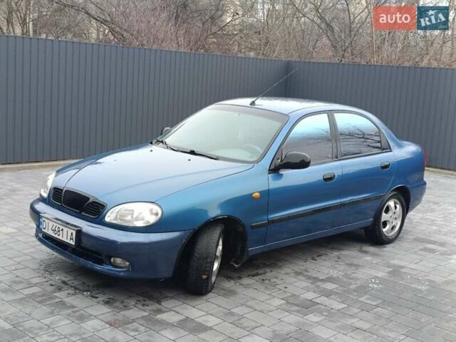 Синий Дэу Ланос, объемом двигателя 1.5 л и пробегом 308 тыс. км за 2950 $, фото 2 на Automoto.ua