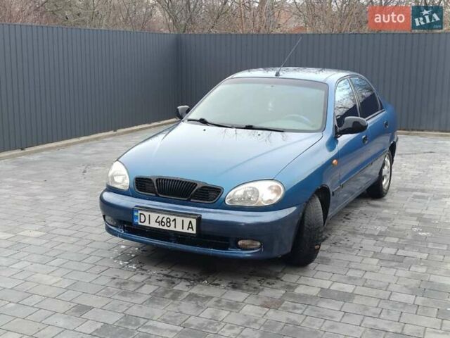 Синий Дэу Ланос, объемом двигателя 1.5 л и пробегом 308 тыс. км за 2950 $, фото 1 на Automoto.ua