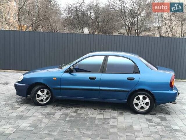 Синий Дэу Ланос, объемом двигателя 1.5 л и пробегом 308 тыс. км за 2950 $, фото 10 на Automoto.ua