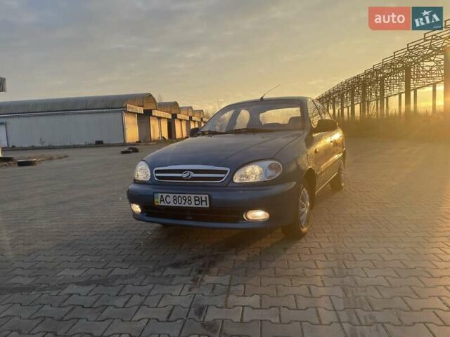 Синий Дэу Ланос, объемом двигателя 1.5 л и пробегом 65 тыс. км за 3200 $, фото 4 на Automoto.ua