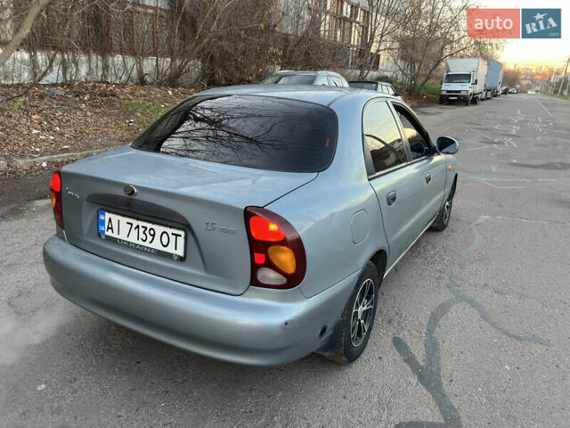 Синий Дэу Ланос, объемом двигателя 1.5 л и пробегом 122 тыс. км за 3100 $, фото 3 на Automoto.ua
