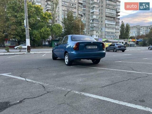 Синий Дэу Ланос, объемом двигателя 1.5 л и пробегом 125 тыс. км за 3300 $, фото 6 на Automoto.ua
