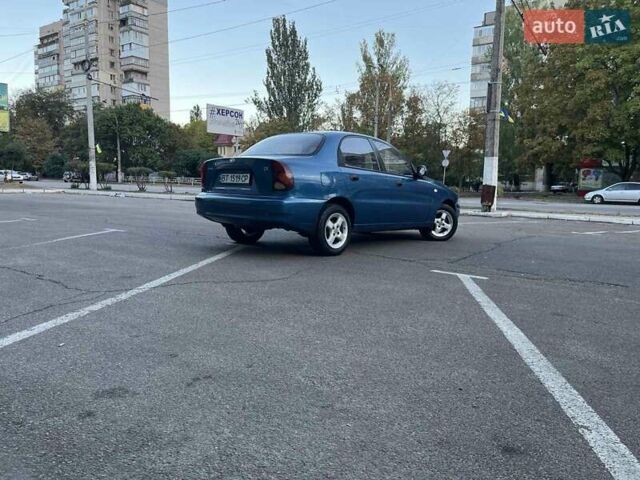 Синий Дэу Ланос, объемом двигателя 1.5 л и пробегом 125 тыс. км за 3300 $, фото 7 на Automoto.ua