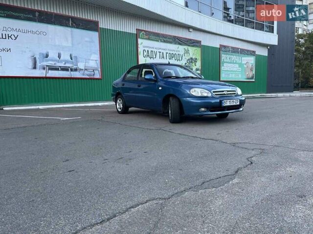 Синий Дэу Ланос, объемом двигателя 1.5 л и пробегом 125 тыс. км за 3300 $, фото 10 на Automoto.ua