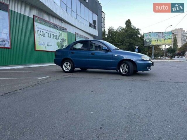 Синий Дэу Ланос, объемом двигателя 1.5 л и пробегом 125 тыс. км за 3300 $, фото 8 на Automoto.ua