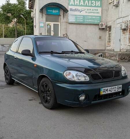 Зеленый Дэу Ланос, объемом двигателя 1.5 л и пробегом 360 тыс. км за 1600 $, фото 1 на Automoto.ua